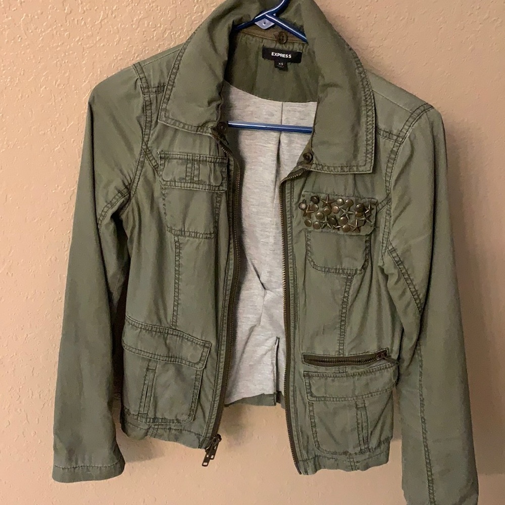 Express army jacket XS